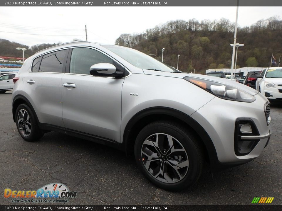 2020 Kia Sportage EX AWD Sparkling Silver / Gray Photo #9