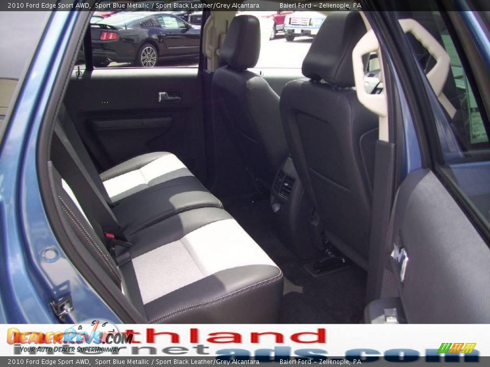 2010 Ford Edge Sport AWD Sport Blue Metallic / Sport Black Leather/Grey Alcantara Photo #16