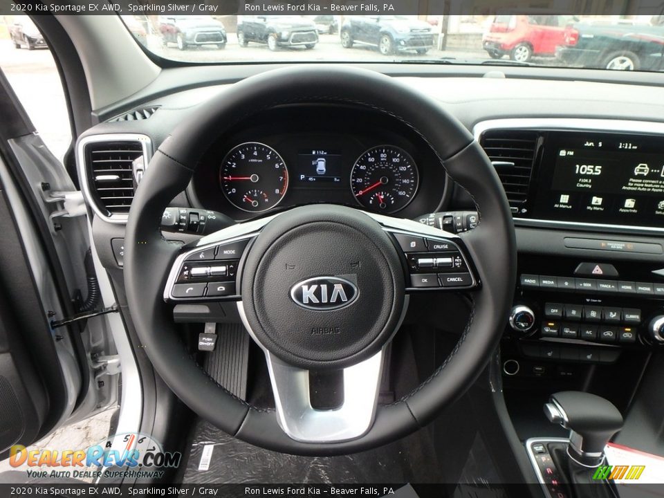 2020 Kia Sportage EX AWD Steering Wheel Photo #18