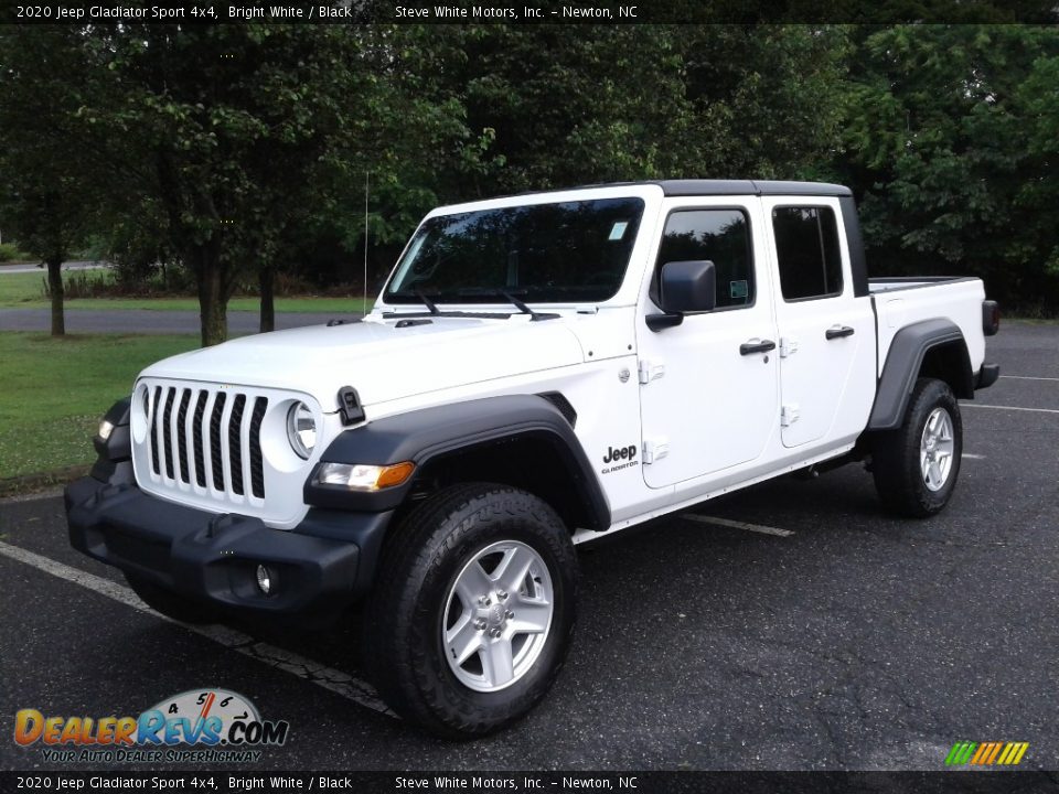 2020 Jeep Gladiator Sport 4x4 Bright White / Black Photo #2