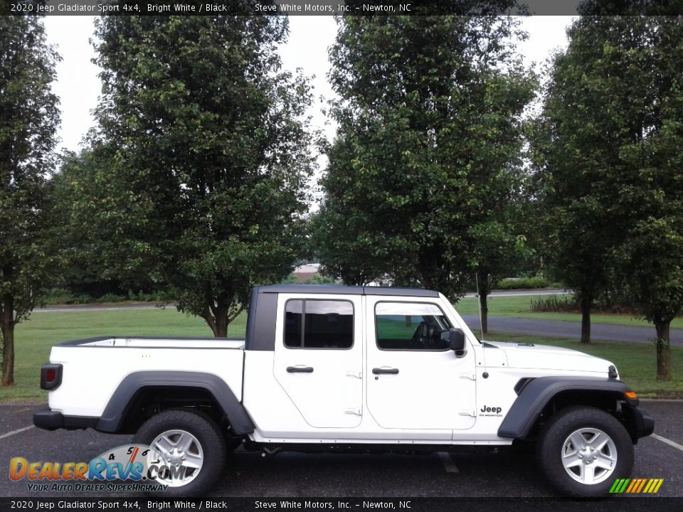 Bright White 2020 Jeep Gladiator Sport 4x4 Photo #5