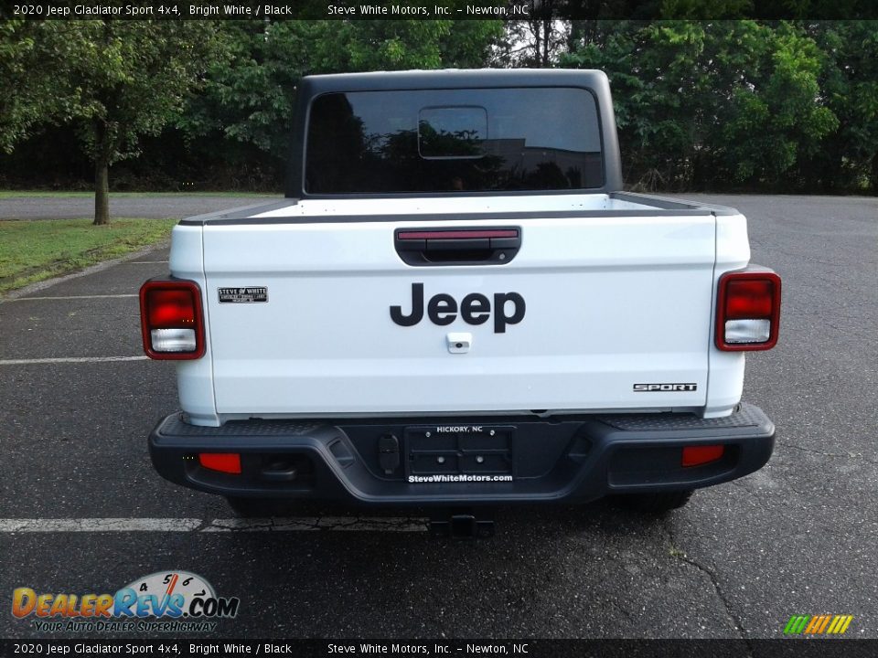2020 Jeep Gladiator Sport 4x4 Bright White / Black Photo #7