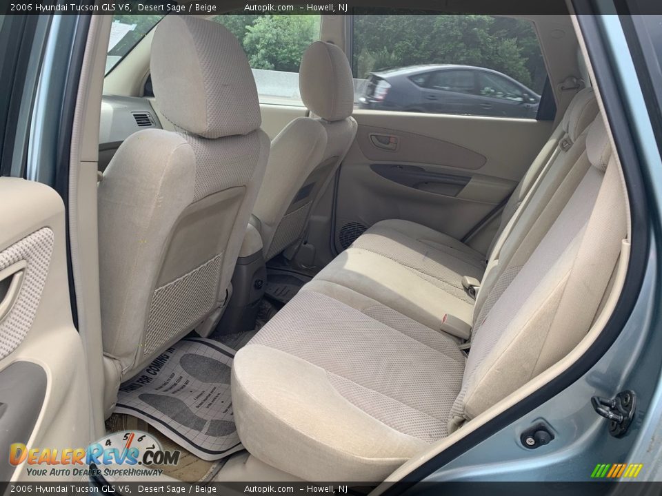 2006 Hyundai Tucson GLS V6 Desert Sage / Beige Photo #10