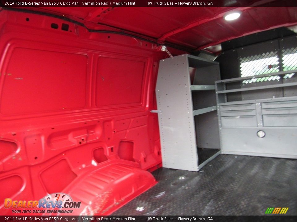 2014 Ford E-Series Van E250 Cargo Van Vermillion Red / Medium Flint Photo #13