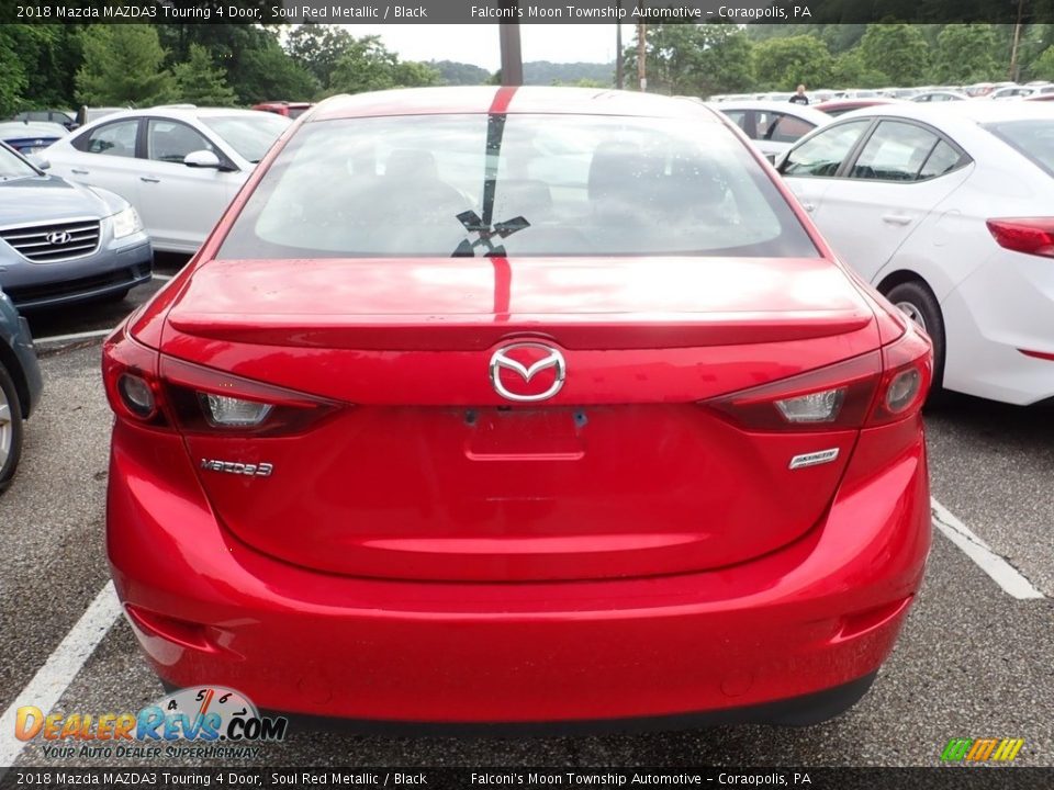 2018 Mazda MAZDA3 Touring 4 Door Soul Red Metallic / Black Photo #3