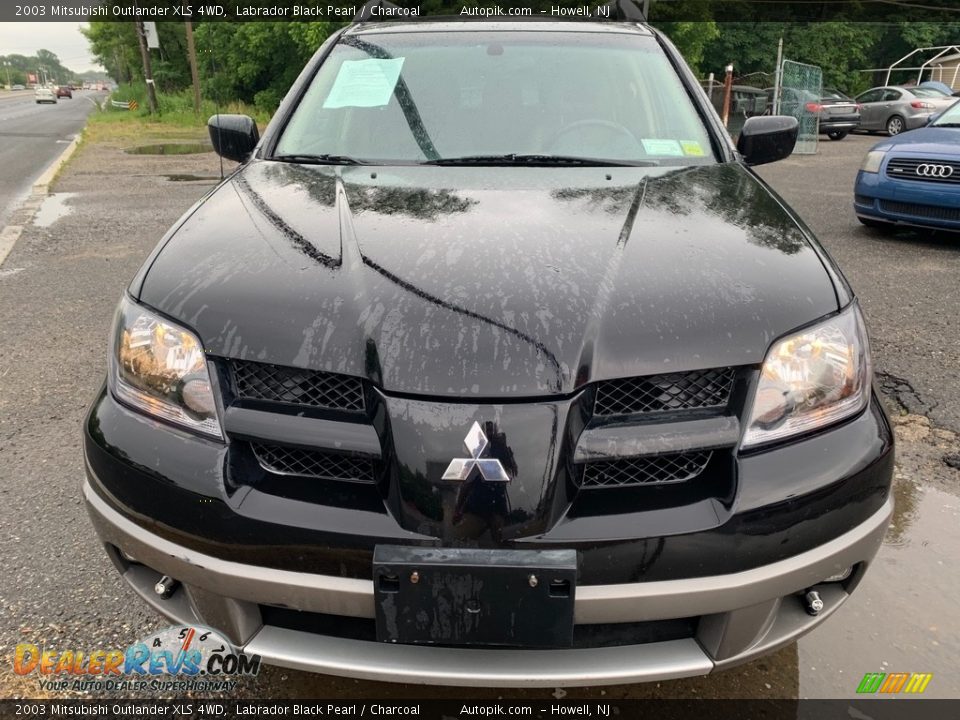 2003 Mitsubishi Outlander XLS 4WD Labrador Black Pearl / Charcoal Photo #8