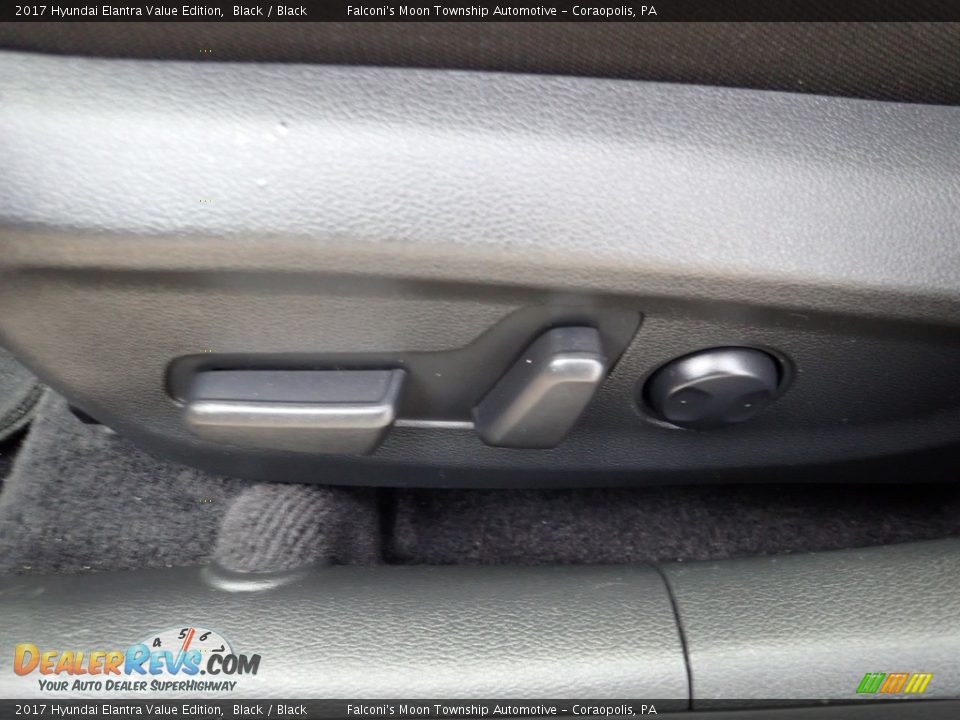 2017 Hyundai Elantra Value Edition Black / Black Photo #20