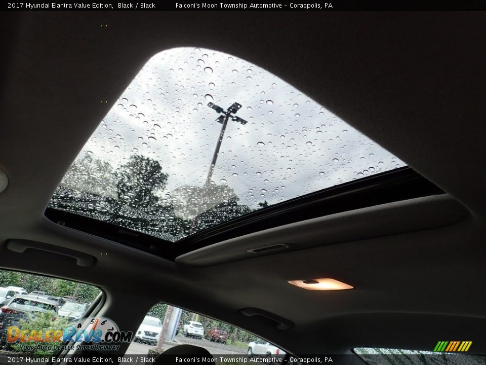 2017 Hyundai Elantra Value Edition Black / Black Photo #21