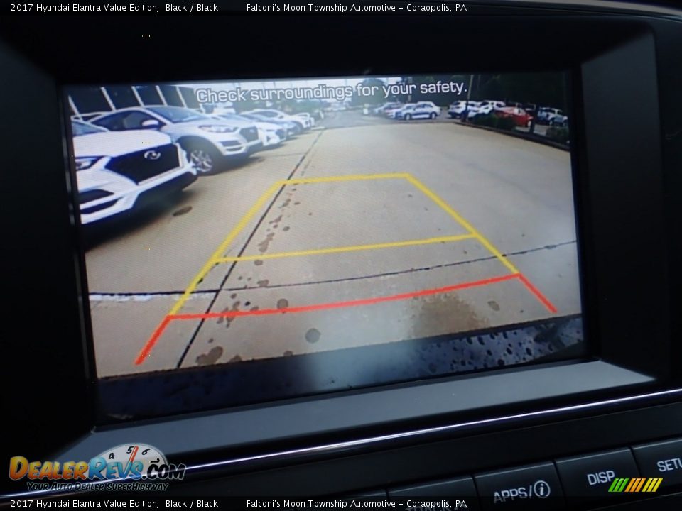 2017 Hyundai Elantra Value Edition Black / Black Photo #25