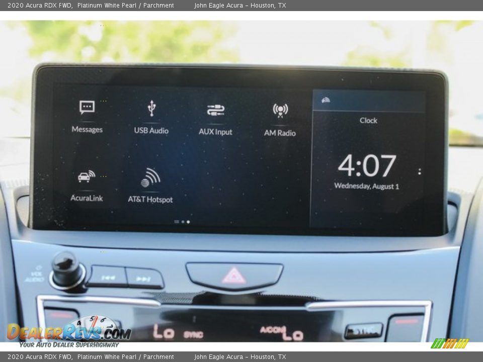 2020 Acura RDX FWD Platinum White Pearl / Parchment Photo #28
