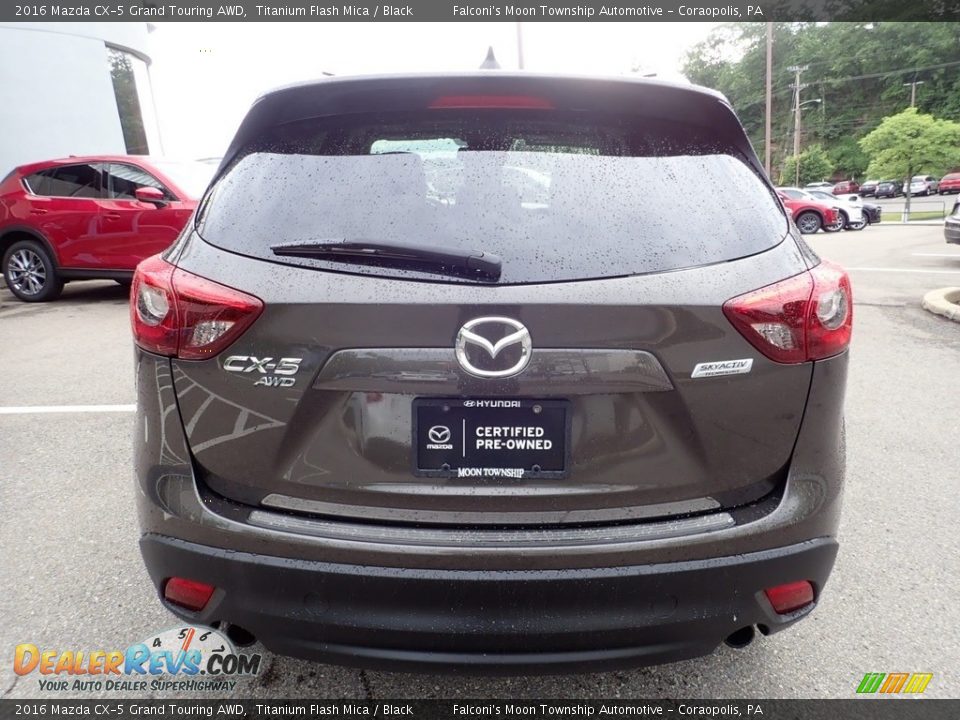 2016 Mazda CX-5 Grand Touring AWD Titanium Flash Mica / Black Photo #3