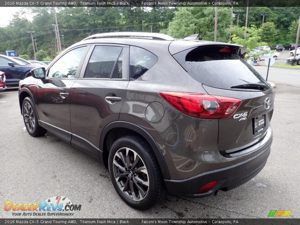 2016 Mazda CX-5 Grand Touring AWD Titanium Flash Mica / Black Photo #5