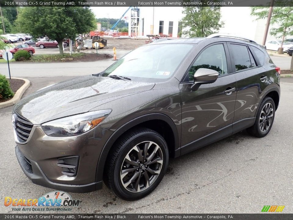 2016 Mazda CX-5 Grand Touring AWD Titanium Flash Mica / Black Photo #7