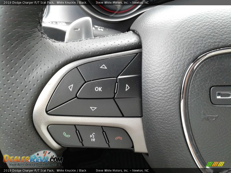 2019 Dodge Charger R/T Scat Pack White Knuckle / Black Photo #17