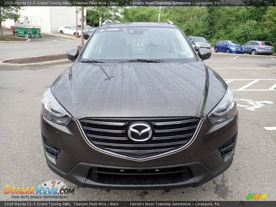 2016 Mazda CX-5 Grand Touring AWD Titanium Flash Mica / Black Photo #8