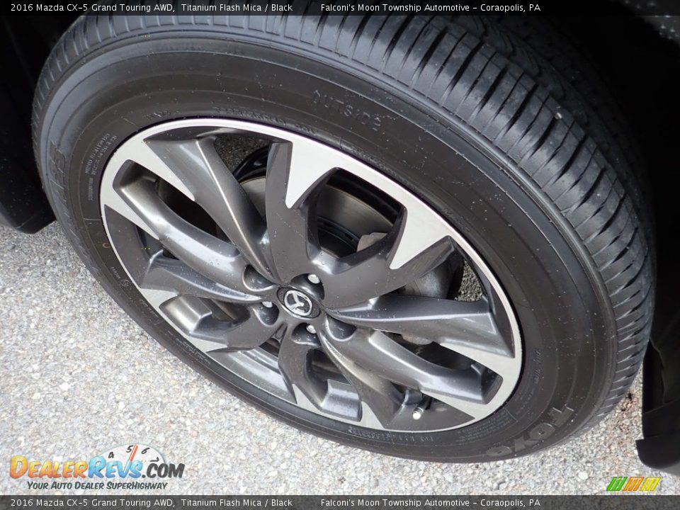 2016 Mazda CX-5 Grand Touring AWD Titanium Flash Mica / Black Photo #10