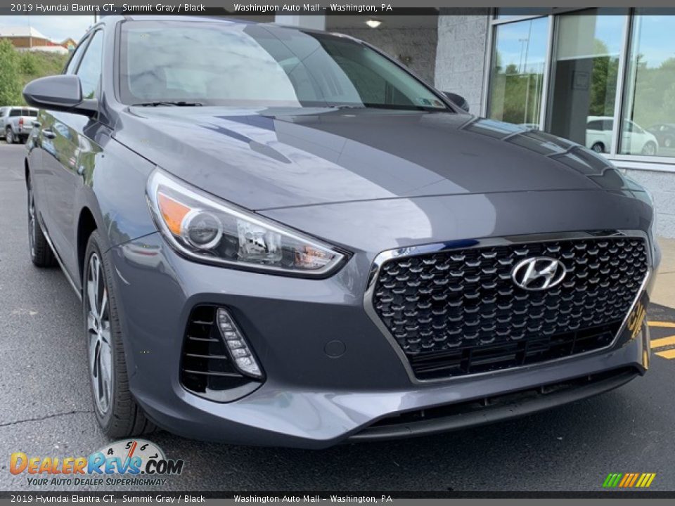 2019 Hyundai Elantra GT Summit Gray / Black Photo #1