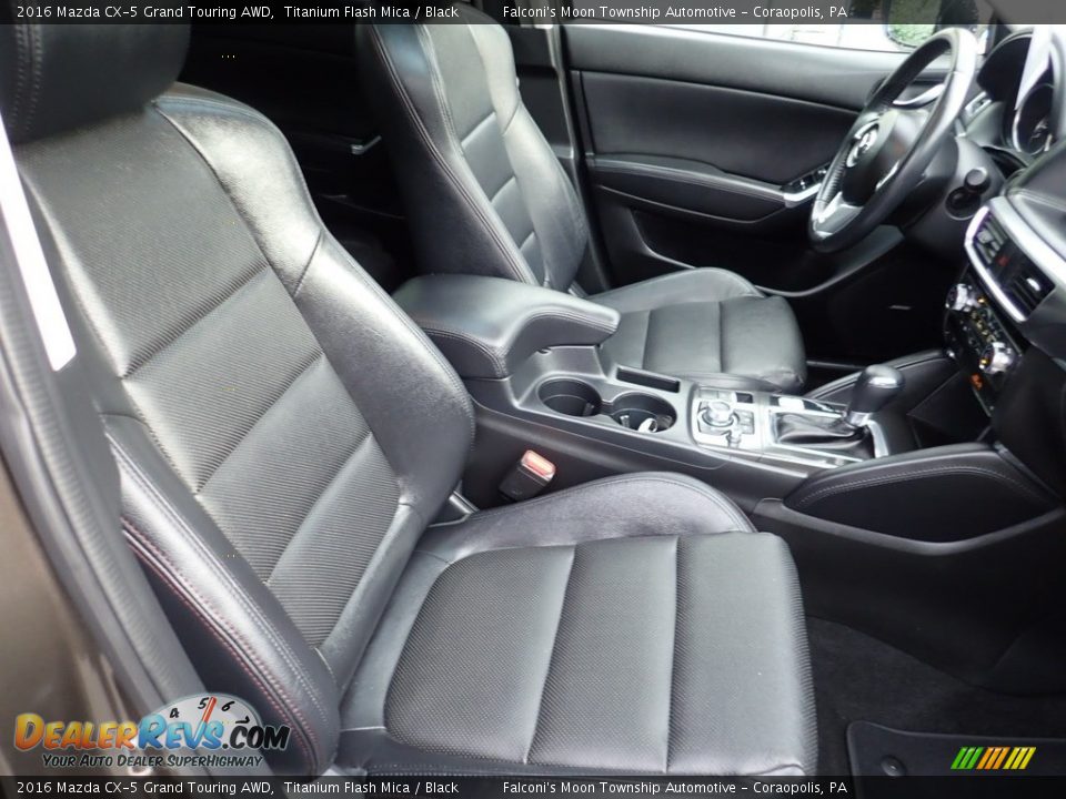2016 Mazda CX-5 Grand Touring AWD Titanium Flash Mica / Black Photo #11