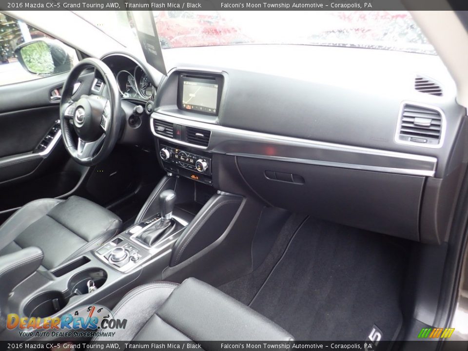 2016 Mazda CX-5 Grand Touring AWD Titanium Flash Mica / Black Photo #12
