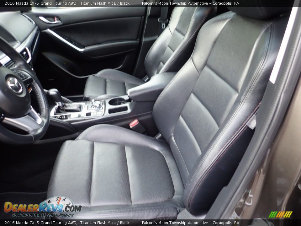 2016 Mazda CX-5 Grand Touring AWD Titanium Flash Mica / Black Photo #15