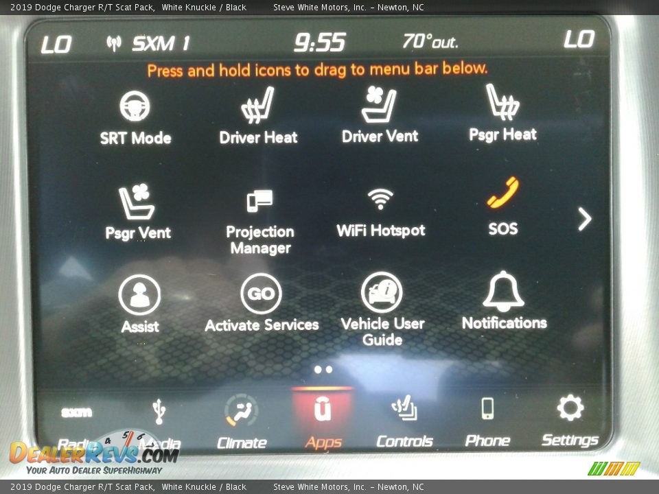 2019 Dodge Charger R/T Scat Pack White Knuckle / Black Photo #25