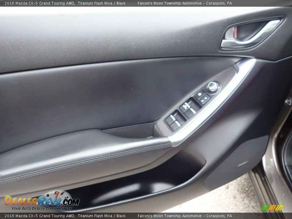 2016 Mazda CX-5 Grand Touring AWD Titanium Flash Mica / Black Photo #18