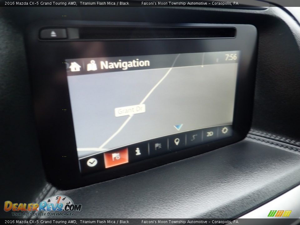 2016 Mazda CX-5 Grand Touring AWD Titanium Flash Mica / Black Photo #21