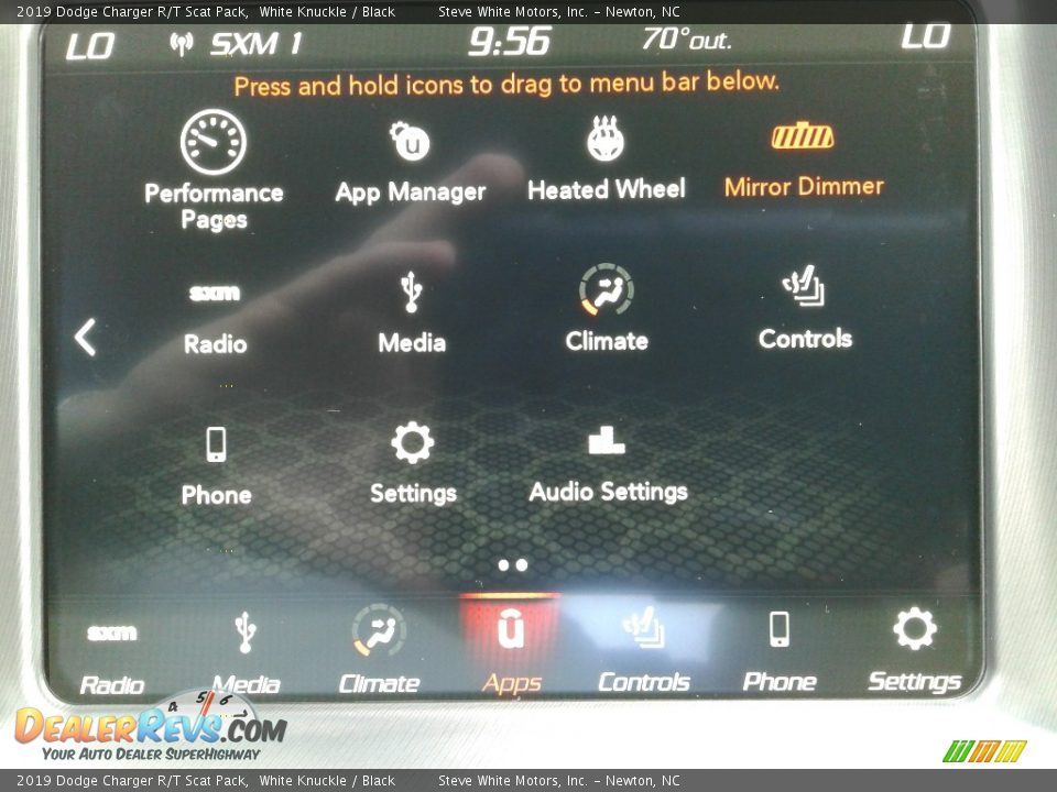 2019 Dodge Charger R/T Scat Pack White Knuckle / Black Photo #28