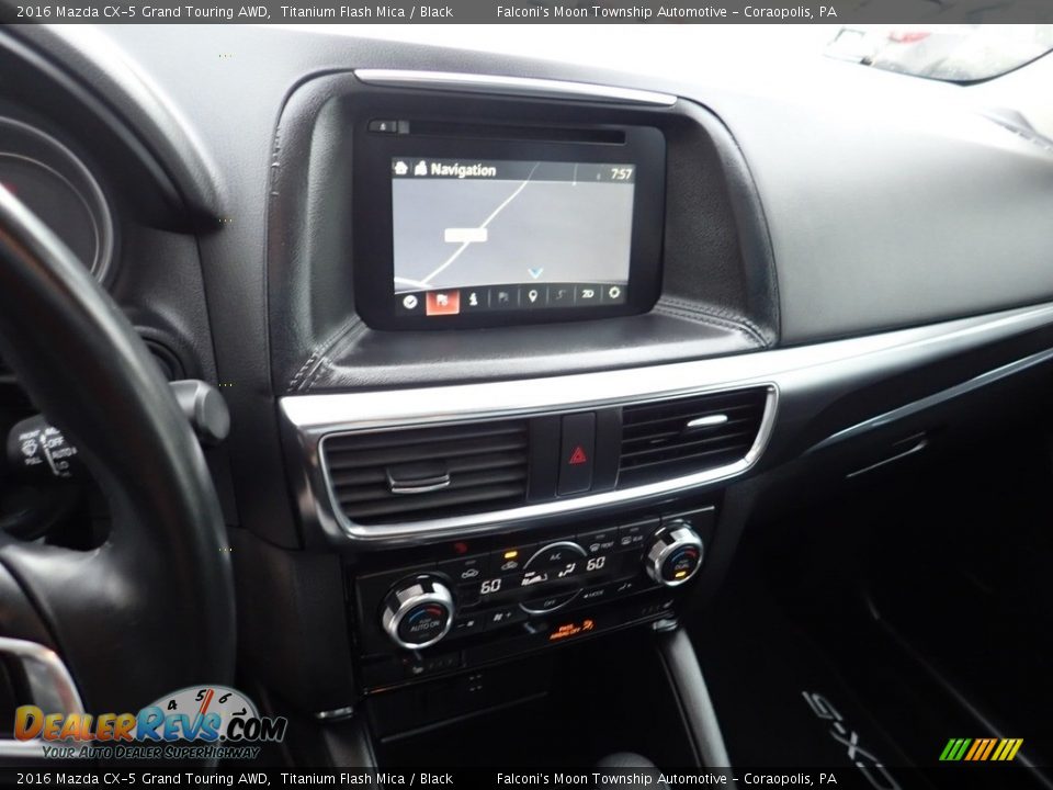 2016 Mazda CX-5 Grand Touring AWD Titanium Flash Mica / Black Photo #22