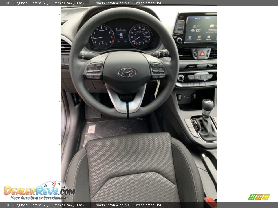 2019 Hyundai Elantra GT Summit Gray / Black Photo #14