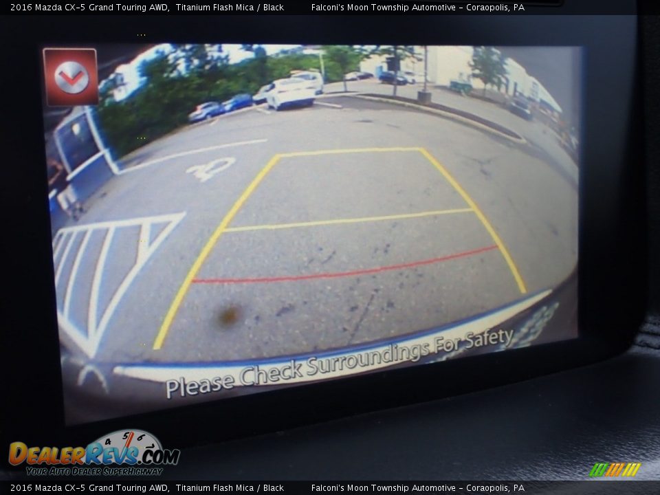 2016 Mazda CX-5 Grand Touring AWD Titanium Flash Mica / Black Photo #25