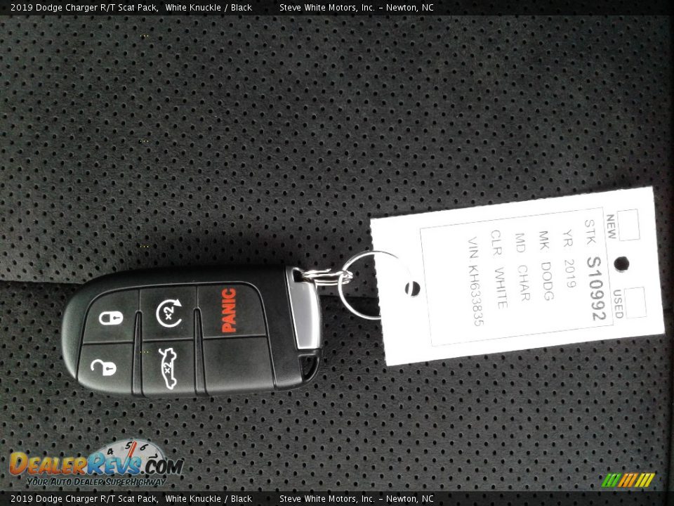 2019 Dodge Charger R/T Scat Pack White Knuckle / Black Photo #33