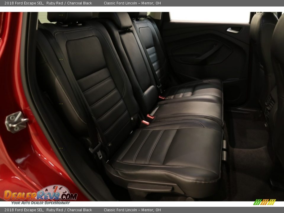 2018 Ford Escape SEL Ruby Red / Charcoal Black Photo #16