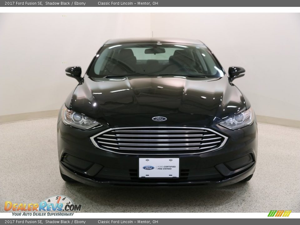 2017 Ford Fusion SE Shadow Black / Ebony Photo #2