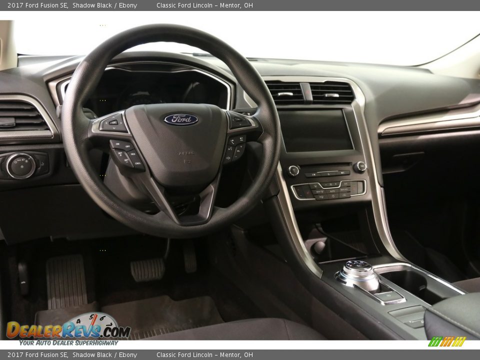 2017 Ford Fusion SE Shadow Black / Ebony Photo #6
