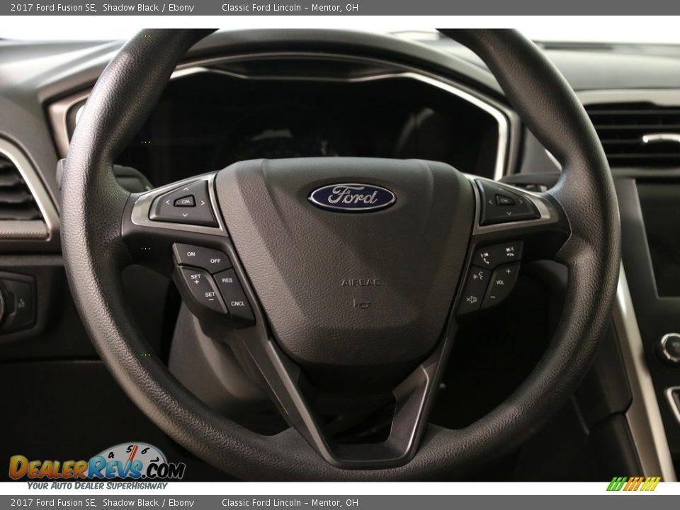 2017 Ford Fusion SE Shadow Black / Ebony Photo #7