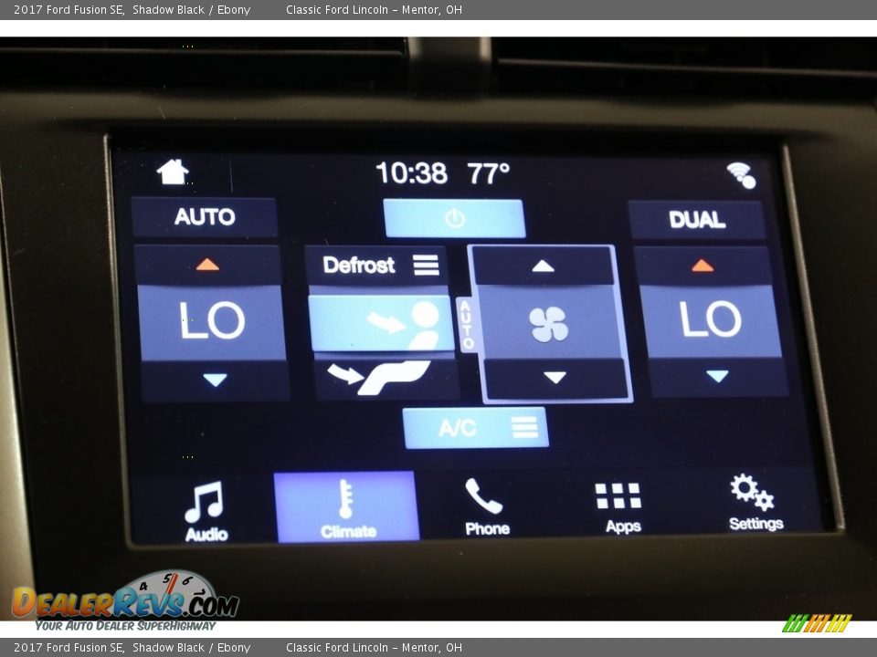 2017 Ford Fusion SE Shadow Black / Ebony Photo #11