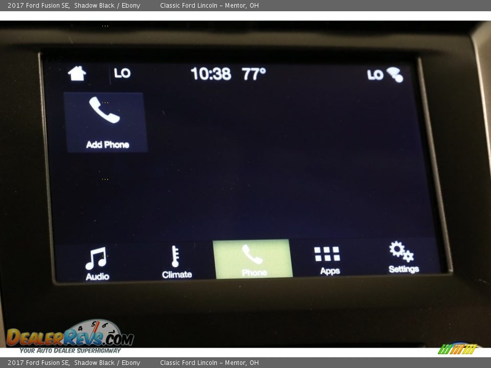 2017 Ford Fusion SE Shadow Black / Ebony Photo #12