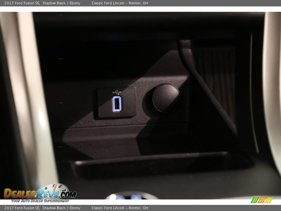 2017 Ford Fusion SE Shadow Black / Ebony Photo #14