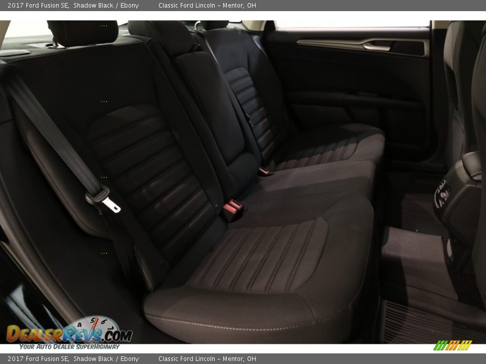 2017 Ford Fusion SE Shadow Black / Ebony Photo #16