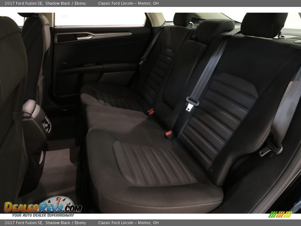 2017 Ford Fusion SE Shadow Black / Ebony Photo #17