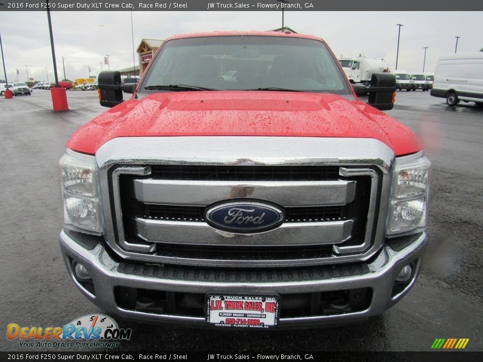 2016 Ford F250 Super Duty XLT Crew Cab Race Red / Steel Photo #8