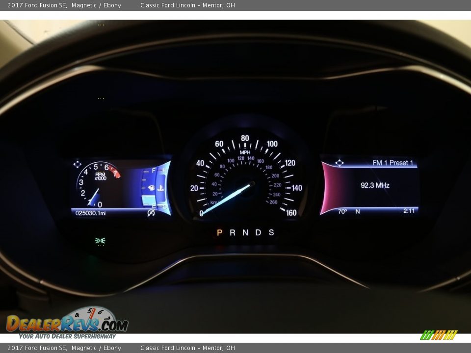 2017 Ford Fusion SE Magnetic / Ebony Photo #7