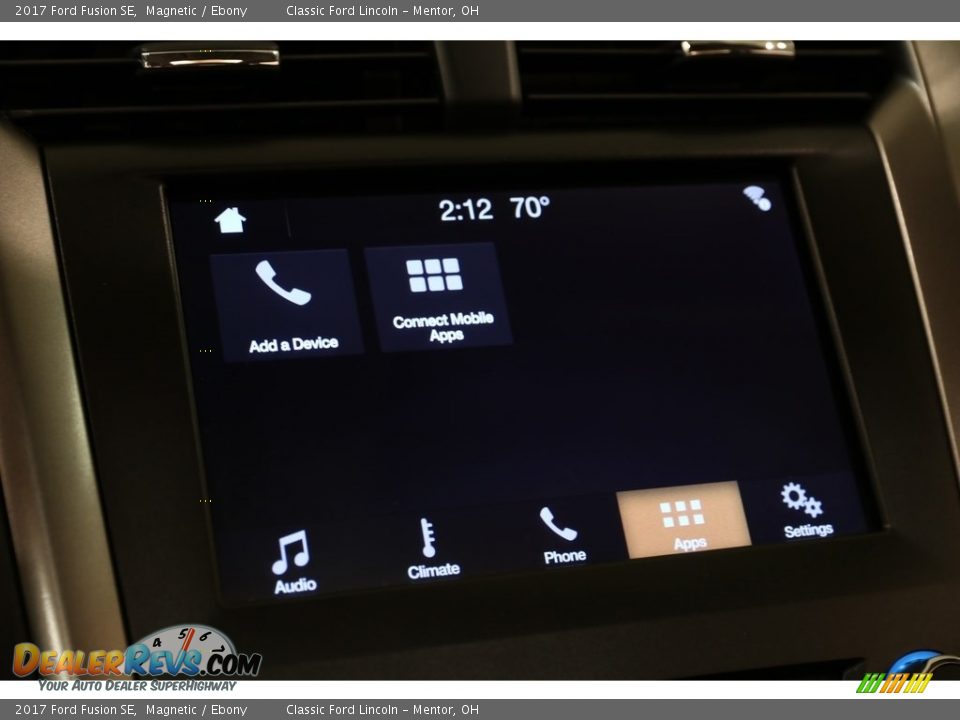 2017 Ford Fusion SE Magnetic / Ebony Photo #11