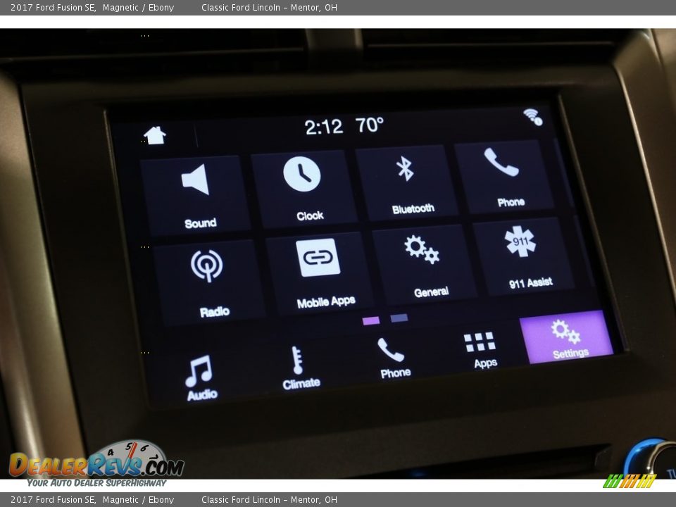 2017 Ford Fusion SE Magnetic / Ebony Photo #12