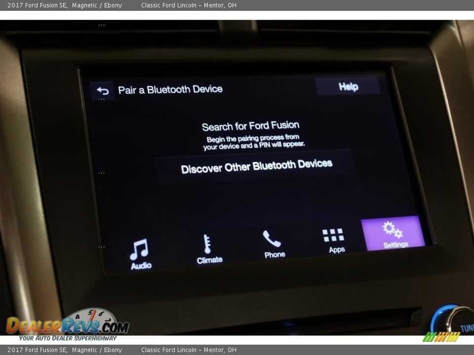 2017 Ford Fusion SE Magnetic / Ebony Photo #13