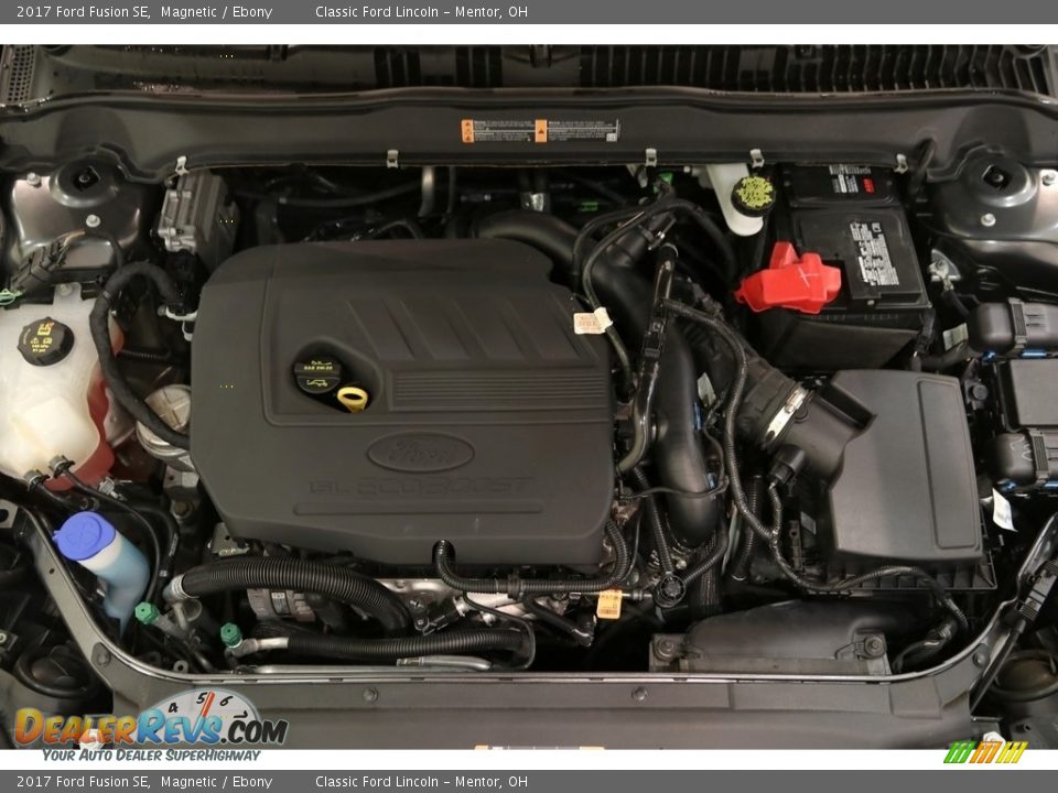 2017 Ford Fusion SE Magnetic / Ebony Photo #19