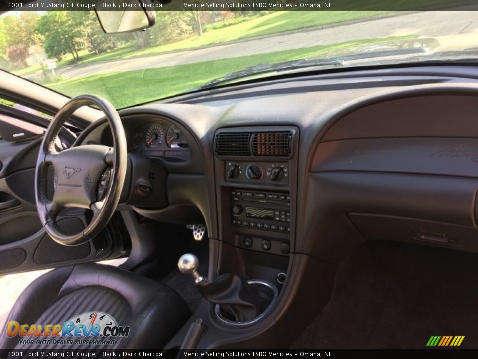 2001 Ford Mustang GT Coupe Black / Dark Charcoal Photo #5