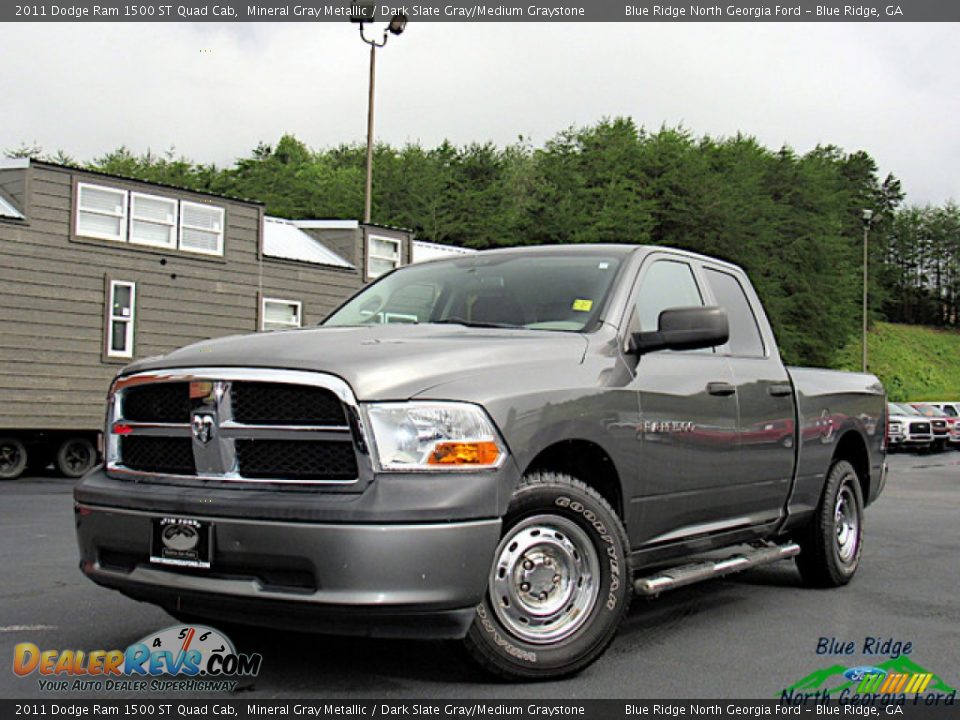 2011 Dodge Ram 1500 ST Quad Cab Mineral Gray Metallic / Dark Slate Gray/Medium Graystone Photo #1