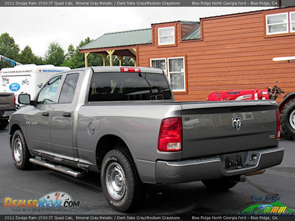 2011 Dodge Ram 1500 ST Quad Cab Mineral Gray Metallic / Dark Slate Gray/Medium Graystone Photo #3